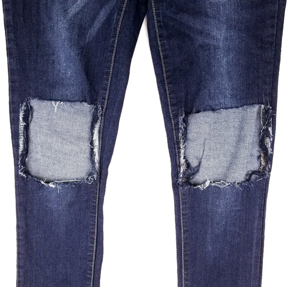 JOE'S JEANS | Knee Burnout Skinny Jeans Dark 26 XS - Picture 10 of 12
